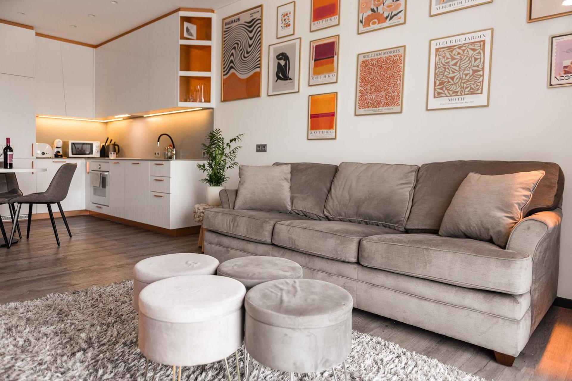 Bright Kaunas Apartment With Castle View Exterior foto